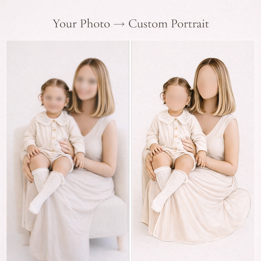 Custom Family Portrait From Photo